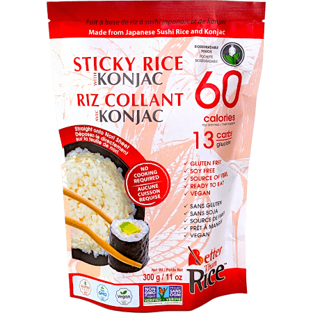 Non Drain Sticky Rice with Konjac